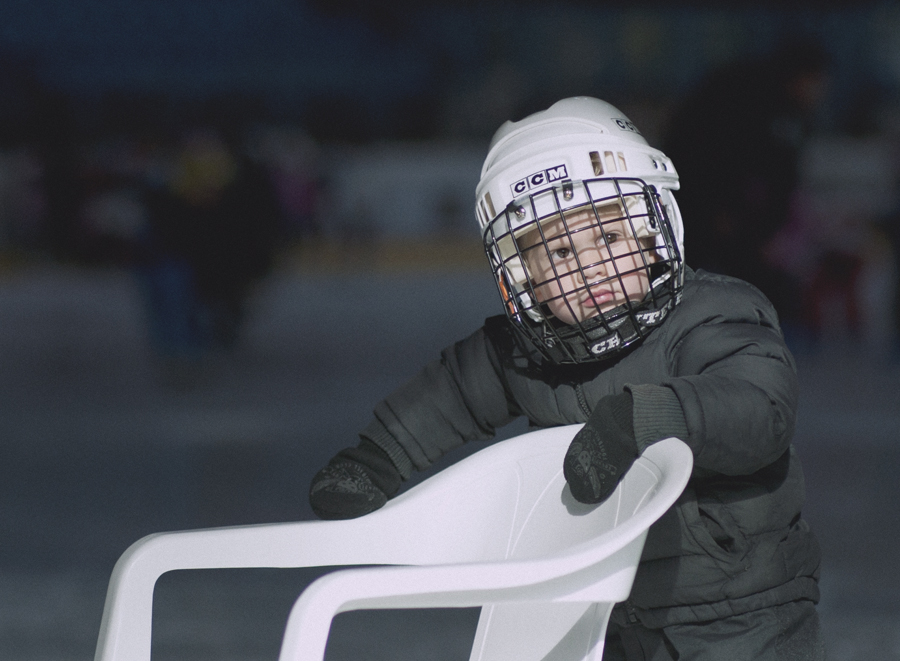 on the ice with nick